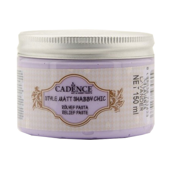 Cadence Shabby Chic Rölyef Pasta 150ml Sr09 Lavanta-lavender