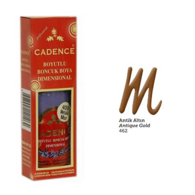 Cadence Boncuk Boyası Simli 50ml Antik Altın No:462