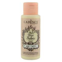 Cadence - Cadence Style Matt Fabric Kumaş Boyası 59ml F602 Taffy