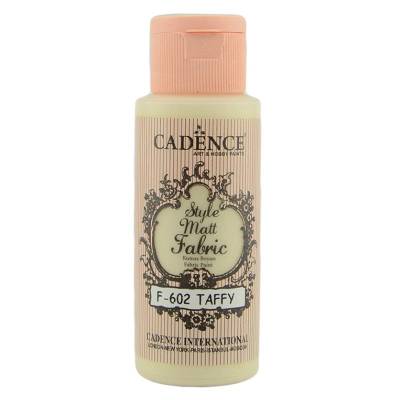 Cadence Style Matt Fabric Kumaş Boyası 59ml F602 Taffy