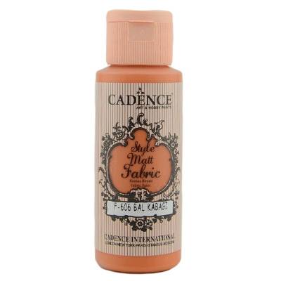 Cadence Style Matt Fabric Kumaş Boyası 59ml F606 Bal Kabağı