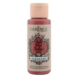 Cadence - Cadence Style Matt Fabric Kumaş Boyası 59ml F608 Mercan Kırmızı