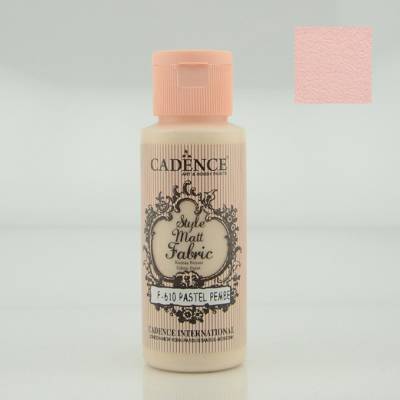 Cadence Style Matt Fabric Kumaş Boyası 59ml F610 Pastel Pembe