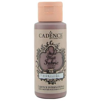 Cadence Style Matt Fabric Kumaş Boyası 59ml F614 Küllü Gül