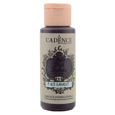 Cadence Style Matt Fabric Kumaş Boyası 59ml F615 Karadut