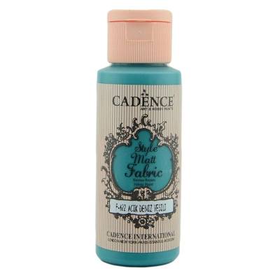 Cadence Style Matt Fabric Kumaş Boyası 59ml F622 Açık Deniz Yeşil