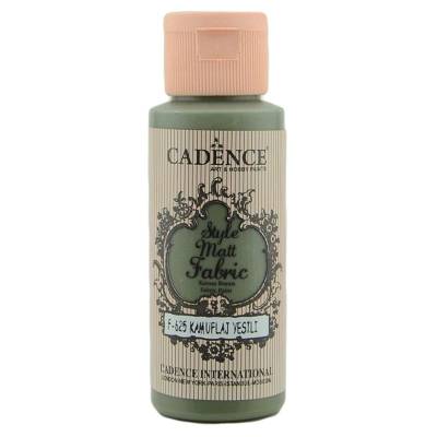 Cadence Style Matt Fabric Kumaş Boyası 59ml F625 Kamuflaj Yeşili