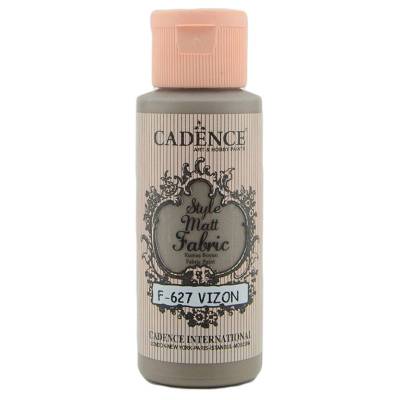 Cadence Style Matt Fabric Kumaş Boyası 59ml F627 Vizon-Mink