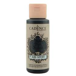 Cadence - Cadence Style Matt Fabric Kumaş Boyası 59ml F630 Siyah-Black