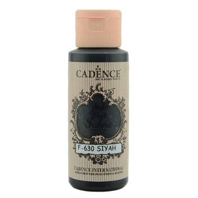 Cadence Style Matt Fabric Kumaş Boyası 59ml F630 Siyah-Black