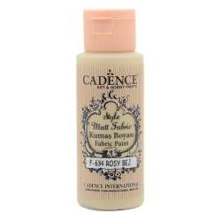 Cadence - Cadence Style Matt Fabric Kumaş Boyası 59ml F634 Rosy Bej