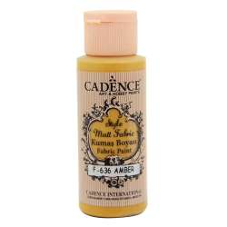 Cadence - Cadence Style Matt Fabric Kumaş Boyası 59ml F636 Amber
