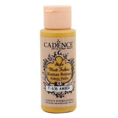 Cadence Style Matt Fabric Kumaş Boyası 59ml F636 Amber