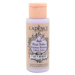 Cadence - Cadence Style Matt Fabric Kumaş Boyası 59ml F641 P. Menekşe