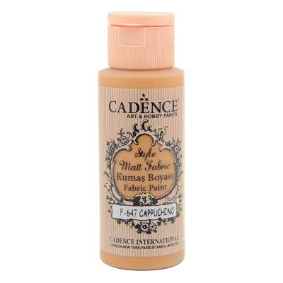 Cadence Style Matt Fabric Kumaş Boyası 59ml F647 Cappuchino