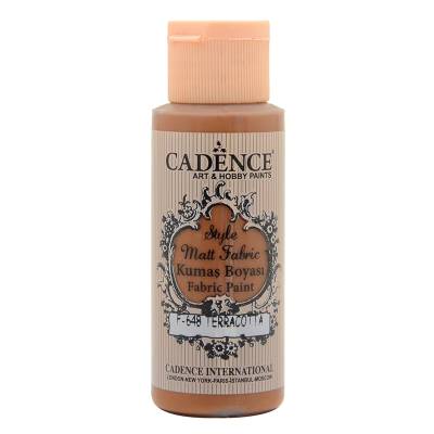 Cadence Style Matt Fabric Kumaş Boyası 59ml F648 Terracotta