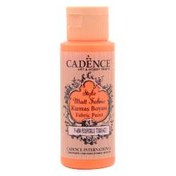 Cadence - Cadence Style Matt Fabric Kumaş Boyası 59ml F650 Floresan Turuncu