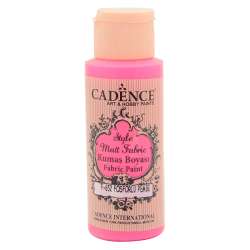 Cadence - Cadence Style Matt Fabric Kumaş Boyası 59ml F652 Floresan Pembe