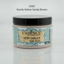 Cadence - Cadence Very Chalky Home Decor CH07 Kumlu Kahve 150ml