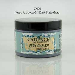 Cadence - Cadence Very Chalky Home Decor CH20 Koyu Arduvaz Gri 150ml