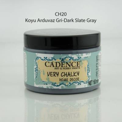 Cadence Very Chalky Home Decor CH20 Koyu Arduvaz Gri 150ml