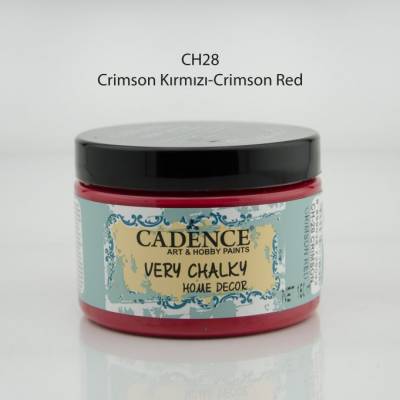 Cadence Very Chalky Home Decor CH28 Crimson Kırmızı 150ml