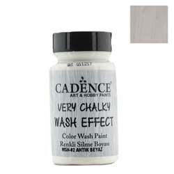 Cadence - Cadence Very Chalky Wash Effect Renkli Silme Boyası 90ml 02 Antik Beyaz