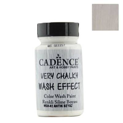 Cadence Very Chalky Wash Effect Renkli Silme Boyası 90ml 02 Antik Beyaz