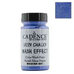 Cadence - Cadence Very Chalky Wash Effect Renkli Silme Boyası 90ml 09 Mor Mavi