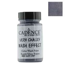 Cadence - Cadence Very Chalky Wash Effect Renkli Silme Boyası 90ml 11 Koyu Arduvaz Gri