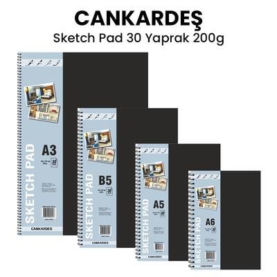 Can Kardeş Spiralli Sketch Pad 30 Yaprak 200g