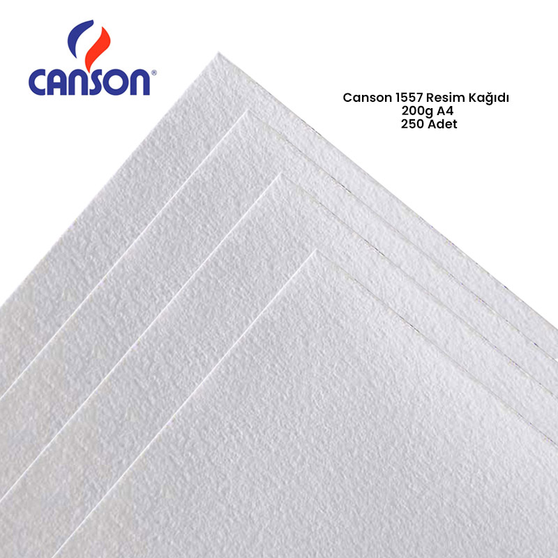 Canson 1557 Resim Kağıdı 200g A4 250 Adet