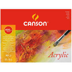 Canson - Canson Akrilik Boya Blok 400gr 50 yaprak 24x32cm