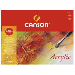 Canson - Canson Akrilik Boya Blok 400gr 50 yaprak 32x41cm