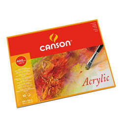 Canson - Canson Acrylic Blok Cold Pressed 400g 10 Yaprak 24x32cm