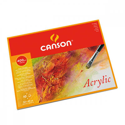 Canson Acrylic Blok Cold Pressed 400g 10 Yaprak 32x41cm