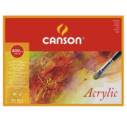 Canson - Canson Akrilik Ve Sulu Boya Blok Grenli 400gr 10 Yaprak 36x48cm