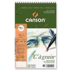 Canson - Canson CA Grain Albüm Light Grain Spiralli 180g 30 Yaprak A5