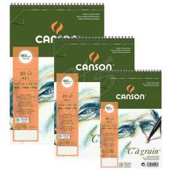 Canson - Canson CA Grain Albüm Light Grain Spiralli 180g 30 Yaprak
