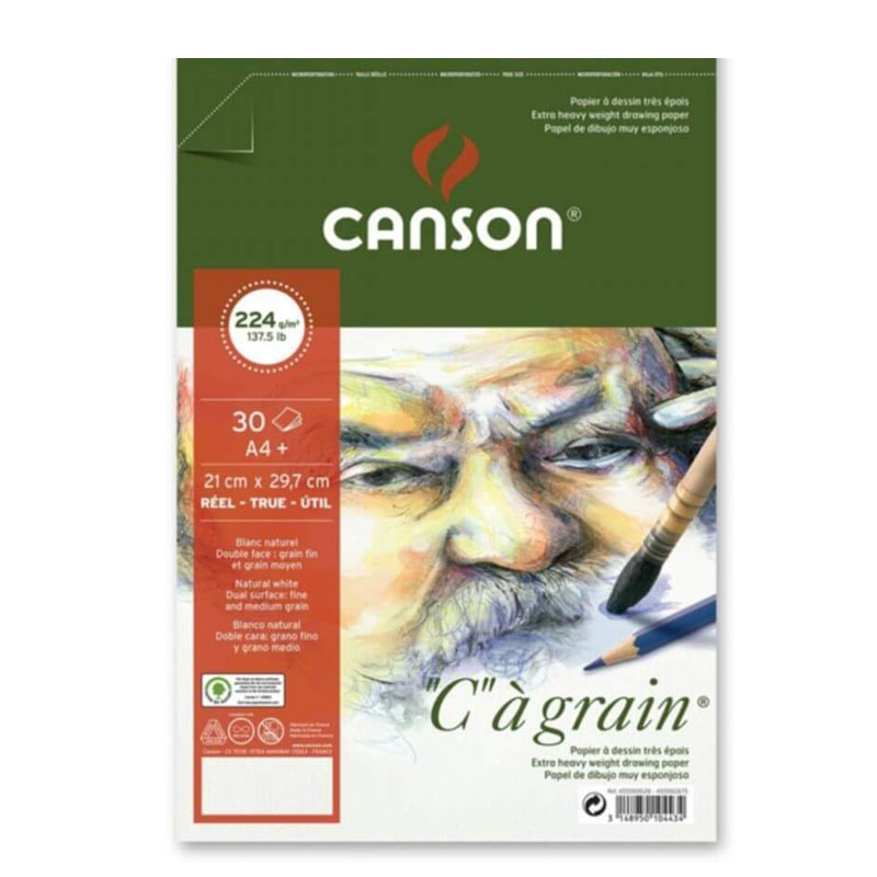 Canson Ca Grain Çizim Bloğu 224gr 30 Yaprak A4