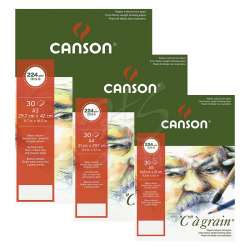 Canson - Canson CA Grain Çizim Defteri Light Grain 224g 30 Yaprak