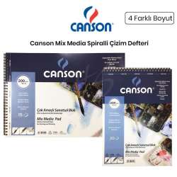Canson - Canson Mix Media Spiralli Çizim Defteri