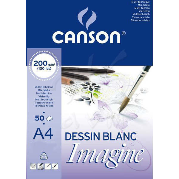 Canson Mix Media Imagine Blok 200g 50 Yaprak A4