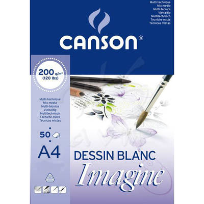 Canson Mix Media Imagine Blok 200g 50 Yaprak A4