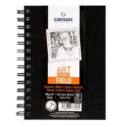 Canson - Canson Field Çizim Defteri Spiralli 96g 90 yaprak 12,5x18cm