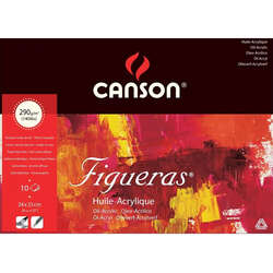 Canson - Canson Figueras Blok Canvas Grain 290g 10 Yaprak 24x33
