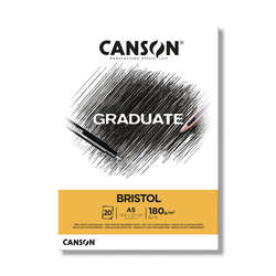 Canson - Canson Graduate Bristol Çizim Defteri 180g 20 Yaprak A5