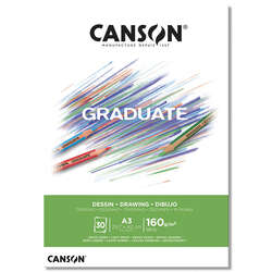 Canson - Canson Graduate Drawing Çizim Defteri 160g 30 Yaprak A3