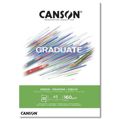 Canson Graduate Drawing Çizim Defteri 160g 30 Yaprak A3
