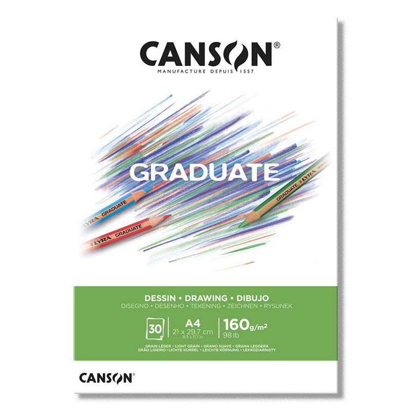 Canson Graduate Drawing Çizim Defteri 160g 30 Yaprak A4
